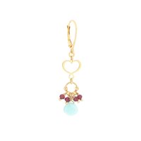 Mono orecchino Maman et Sophie Donna gocce in Argento Amazzonite ORGCC1MSAC - ORGCC1MSAC